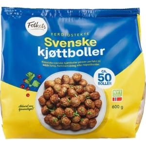 Kjøttboller Svenske 600g Folkets
