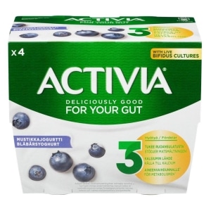 Activia Yoghurt Blåbær 4X125g