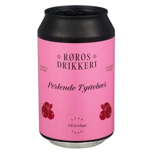 Perlende Tyttebær 0,33L Bx Røros Mineral