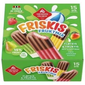 Friskis Fruktmix 15stk Hennig-Olsen-Is