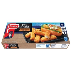 Fish & Crisp Fiskepinner Msc 364g Findus