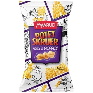 Potetskruer Salt&Pepper 85g Maarud