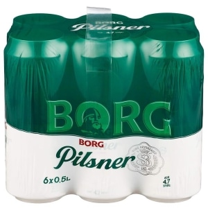 Borg Pilsner 4,5% 0,5l x 6bx