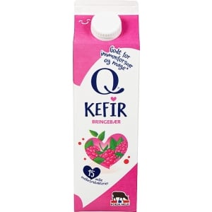 Kefir Bringebær 1kg Q