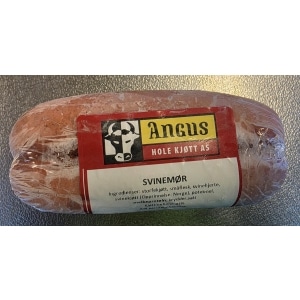 Svinemør grov rå kg hole kjøtt