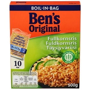 Fullkornris Boil In Bag 500g Ben's Original