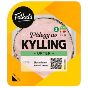 Kyllingpålegg Krydder 80g Folkets