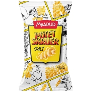 Potetskruer Salt 85g Maarud