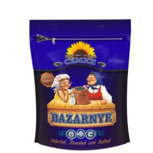 Bazarnye Roasted Black Sunflower Seeds 300g
