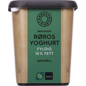 Røros Yoghurt Naturell 10% Fett Økologisk