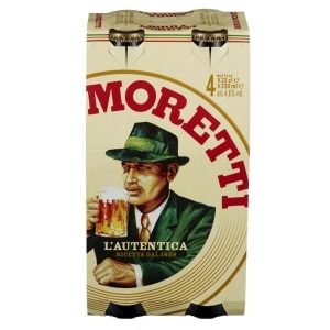 Birra Moretti 0,33l x 4 fl