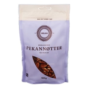 Pekannøtter Økologisk 100g Helios