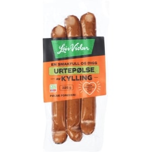 Kylling Urtepølse 225g
