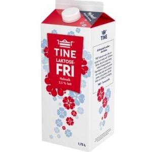 TINE Laktosefri Helmelk 3,5% 1,75l