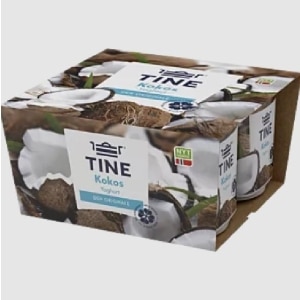 TINE Yoghurt Kokos 4x150g