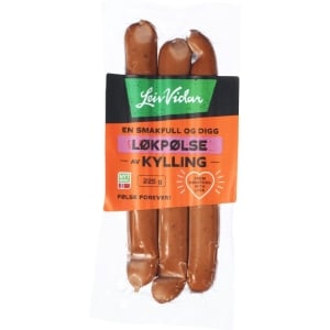 Kyllingpølse m/Løk 225g