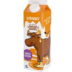 Litago Sjokolade & karamell ½l