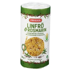 Linfrø & Rosmarin 130g Friggs Maiskaker
