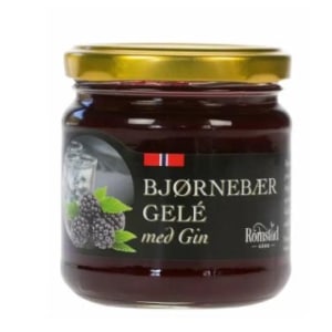Romstad Bjørnebærgelé med Gin 240g