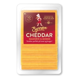Synnøve Cheddar Skivet 200g