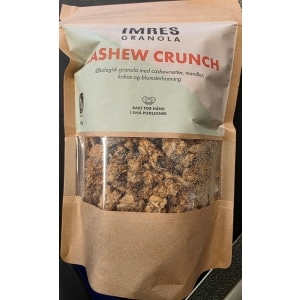 Granola økologisk cashew crunch 340g Imres granola