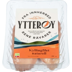 Kyllingfilet Naturell 380g Ytterøy