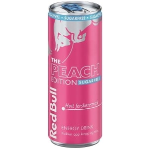 Red Bull Sukkerfri Peach Edition 0,25L