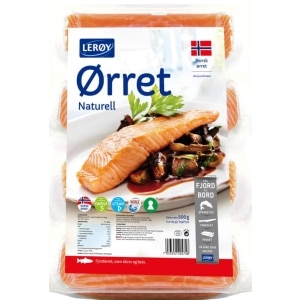 Ørretfilet U/Skinn 4X125g Frys Lerøy