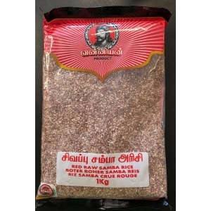 Vanniyan Red Raw Samba Rice 1kg