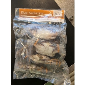 Jona Blue Swimming Crab 150-400g IQF 10 1kg