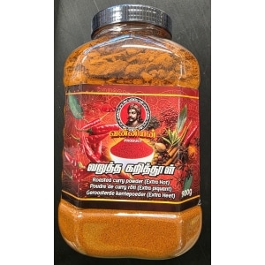 Vanniyan roasted curry powder extra hot 900g