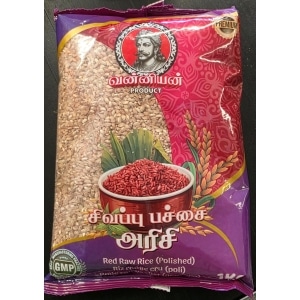Vanniyan Red Raw Rice (Polished) 1kg