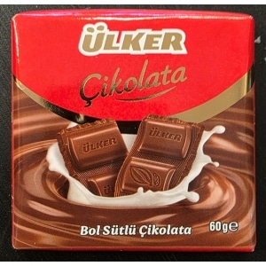 Ulker cikolade bitter med melk 65g