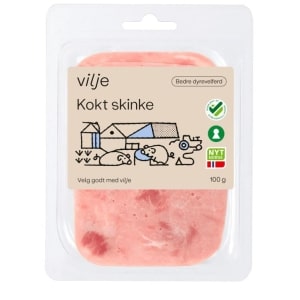 Kokt Skinke 100g Vilje