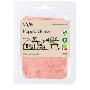 Pepperskinke 100g Vilje