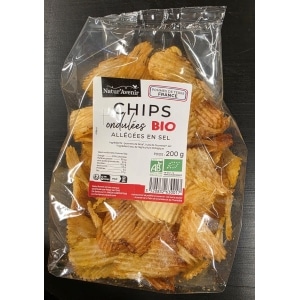 Øko rifla potetchips med mindre salt 200g Natur'Avenir